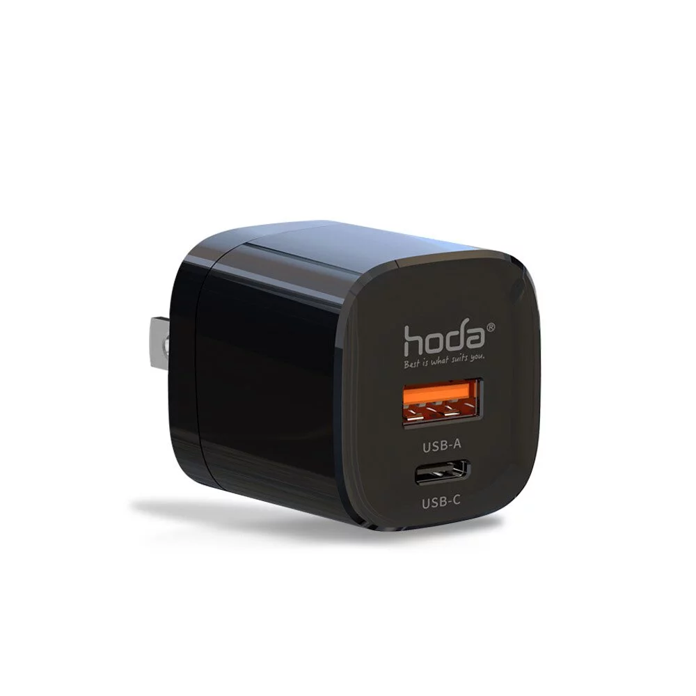 【充電頭】hoda 33W GaN氮化鎵智慧雙孔電源供應器